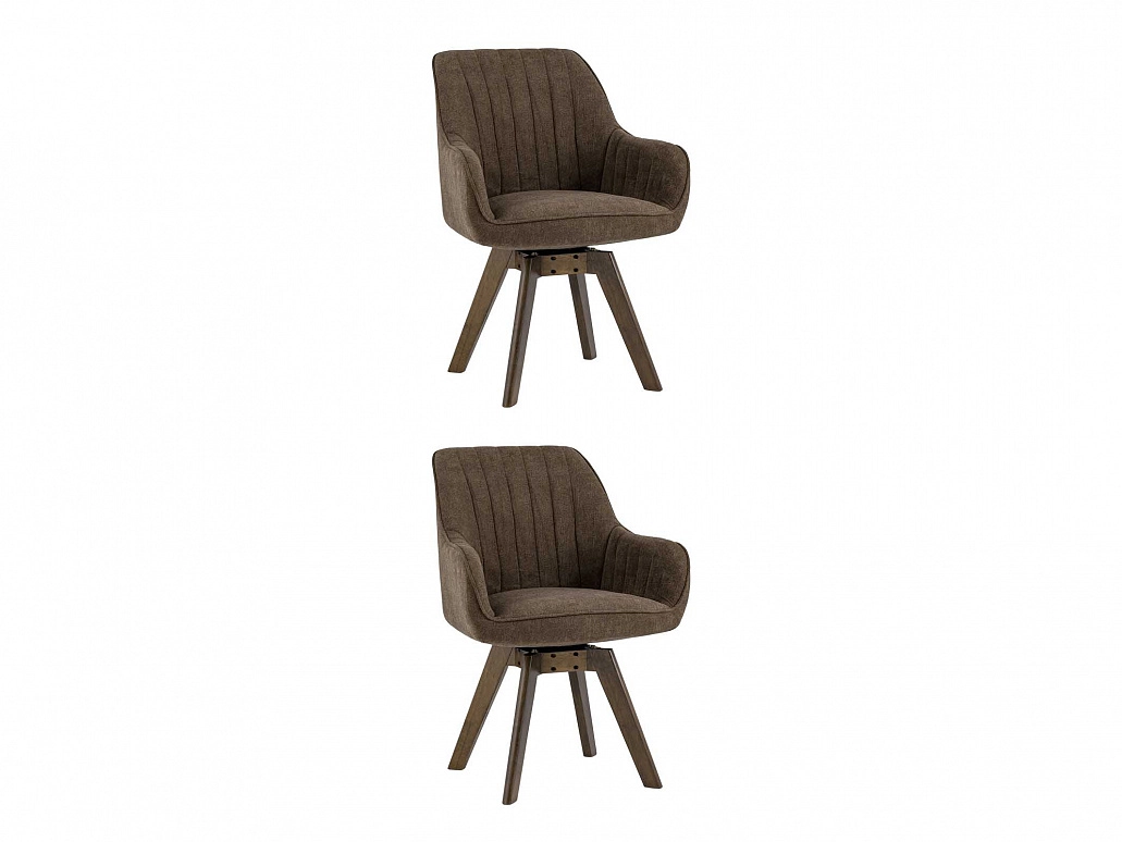 Стул вращающийся Stool Group MANS (2 шт.) Коричневый - фото №1