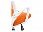 Ergoplus белое / оранжевое Компьютерное кресло - фото №9