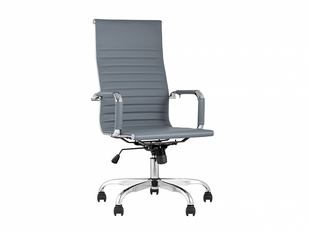 Кресло руководителя Stool Group TopChairs City Серый - фото №1