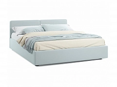 Мягкая кровать Erika 1600 мята пастель с подъемным механизмом - фото №1