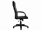 Офисное кресло Office Lab standart-1581 Эко кожа черный / ткань серая - фото №4