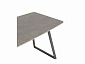 Стол обеденный STOOL GROUP Vermont 140*80 Керамика темная, ножки серые - фото №5