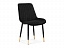 Seda-1 black / gold / black Стул на металлокаркасе, велюр - миниатюра