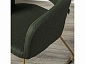 Кресло Oscar тёмно-зеленый/Линк золото - фото №14
