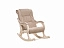 Кресло-качалка Модель 77, ткань велюр - миниатюра