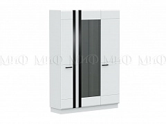 Магнолия Шкаф 3-хстворчатый, белый глянец - фото №1, mdmMF-000042393