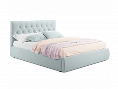 Мягкая кровать Verona 1400 мята пастель с подъемным механизмом - фото №1, mebel_stock_4343