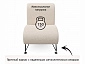 Мягкое дизайнерское кресло Pati букле айвори - фото №6