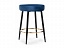 Plato dark blue Барный стул, велюр - миниатюра