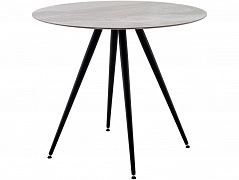 Стол обеденный STOOL GROUP Ники круглый керамика 900 Italian light grey  - фото №1, 66_3015991001
