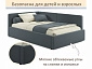 Мягкая кровать-тахта Kapri 1200 маренго c подъемным механизмом - фото №8