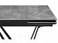 Марвин 160(220)х90х76 серый глняец / черный Керамический стол - фото №8