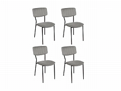 Комплект стульев Бонд, темно-серый - фото №1, 55133545