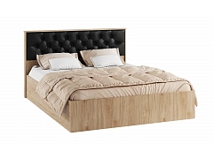 Кровать с настилом ЛДСП Модена МКР-1 160х200, гикори рокфорд - фото №1