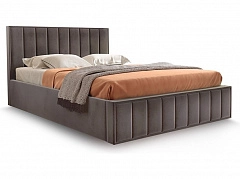 Кровать Вена Стандарт 140 (Мора коричневый) - фото №1