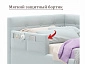 Односпальная кровать-тахта Bonna 900 с защитным бортиком мята пастель и подъемным механизмом - фото №5