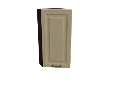Шкаф ВТ300 с 1-ой дверью Ницца БЕЛ/ДУБ/КРЕМ Ф36 - фото №1, 888_ММК-00016085