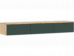 Флэш Полка косметическая (Браш Мени Грин, Дуб Крафт) - фото №1, mdmBS-MF-000120045