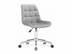 Честер светло-серый / хром Офисное кресло - фото №1, Woodville19397