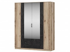 Шкаф 4-х дверный с зеркалом Омега - фото №1, 5009500150005