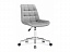 Честер светло-серый / хром Офисное кресло, велюр - миниатюра