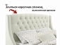 Мягкая кровать "Stefani" 1600 беж с ортопед. основанием с матрасом АСТРА - фото №9