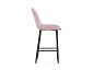 Седа велюр розовый / черный Барный стул - фото №7