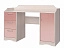 Стол компьютерный Флауэ, розовый - миниатюра