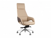 Кресло руководителя STOOL GROUP TopChairs Reign бежевый - фото №1