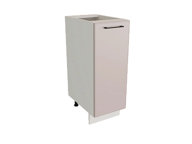 Шкаф Н300 с 1-ой дверью Мемфис БЕЛ/ЯП/ШЕЛК Ф10 - фото №1, 888_ММК-00039847