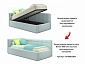 Односпальная кровать-тахта Bonna 900 мята пастель с подъемным механизмом и матрасом PROMO B COCOS - фото №10
