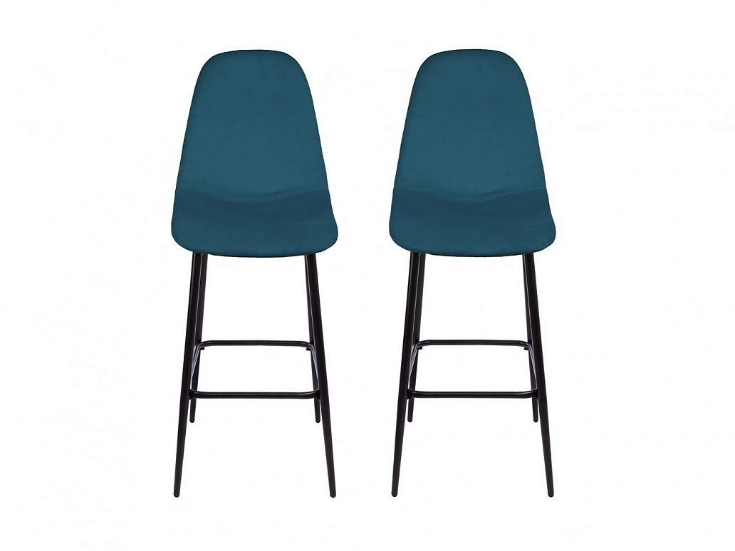 Комплект барных стульев Симпл, синий - фото №1
