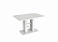 Стол раскладной Stool Group Elephant 120-160*80 Бетон/Алюминий, ЛДСП - миниатюра