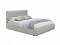 Мягкая кровать Selesta 1800 кожа серый с подъемным механизмом - фото №2