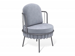 Кресло Sheffilton SHT-AMS123 стальной серый/графит муар - фото №1