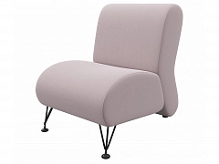 Мягкое дизайнерское кресло Pati лиловый - фото №1
