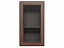 Шкаф-витрина Emiliya темный (бронза) 40 см, ясень темный - миниатюра