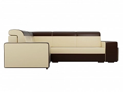 Угловой диван Мустанг с двумя пуфами Левый - фото №1