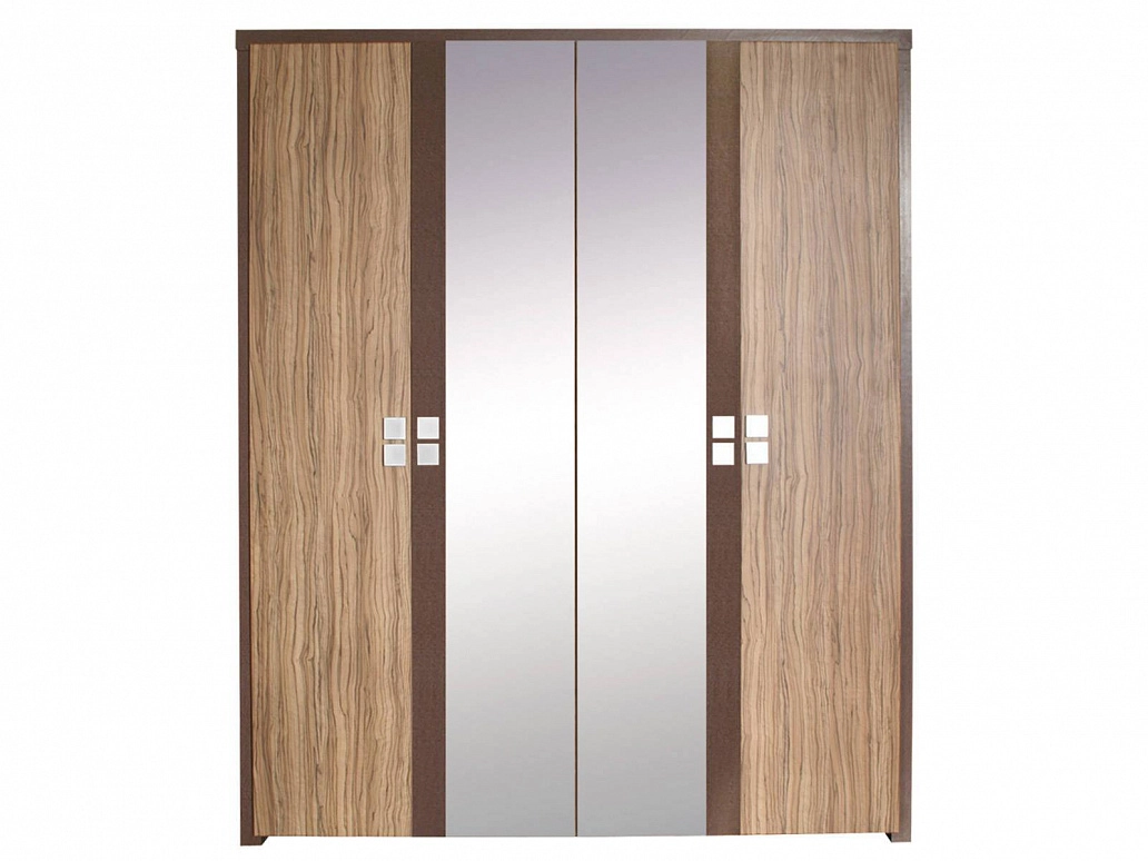 Шкаф  4-х дверный с зеркалами Рамона - фото №1