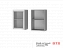5В2 Шкаф настенный 1-дверный со стеклом Титан, ЛДСП - миниатюра