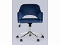 Кресло компьютерное Stool Group Кларк Велюр синий  - фото №5