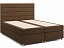 Кровать с матрасом и зависимым пружинным блоком Бриз (160х200) Box Spring, рогожка - миниатюра