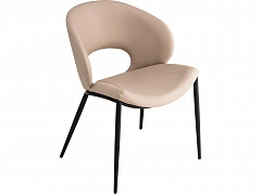 Стул STOOL GROUP Вивьен экокожа Светло-бежевый - фото №1