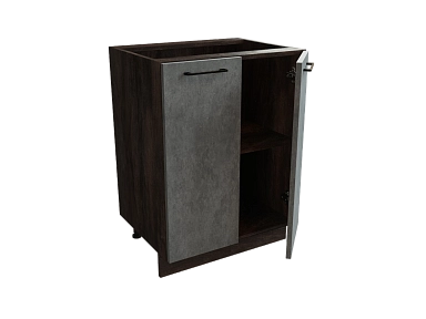 Шкаф Н600 с 2-мя дверцами Хелмер ДБК/БЕТОН Ф40 - фото №1, 888_ММК-00002513