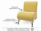 Мягкое дизайнерское кресло Pati желтый - фото №9