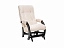 Кресло-качалка Модель 68 (Leset Футура) Венге текстура, к/з Varana cappuccino, экокожа - миниатюра