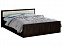 Кровать с проложками ДСП Фиеста LIGHT 120х200, венге, без обивки - миниатюра