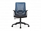Кресло офисное,вращающееся LJ-2201В BLUE+BLACK (610*500*1070), LJ-2201В BLUE+BLACK ИМП - фото №6