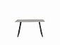 Стол обеденный STOOL GROUP Vermont 140*80 Керамика темная, ножки серые - фото №2