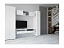 Модульная гостиная Флорис, композиция 2 (Белый глянец, Белый), ЛДСП - миниатюра